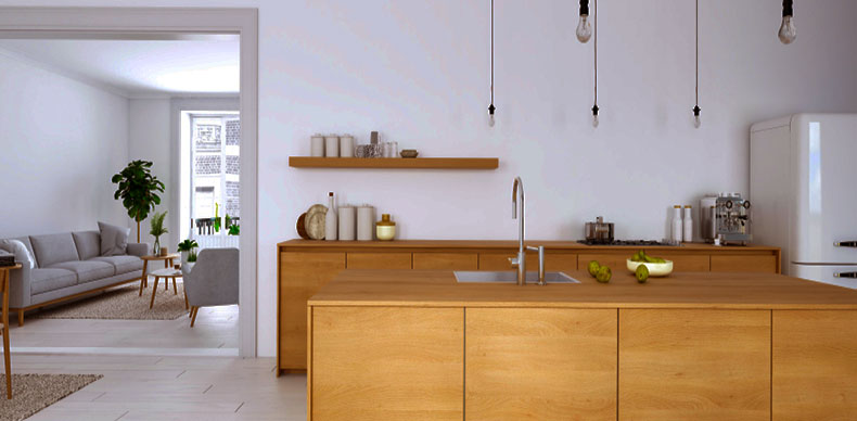ایجاد حداکثر فضا در چیدمان آشپزخانه‌های کوچک