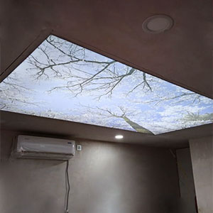 انواع نورپردازی سقف کشسان